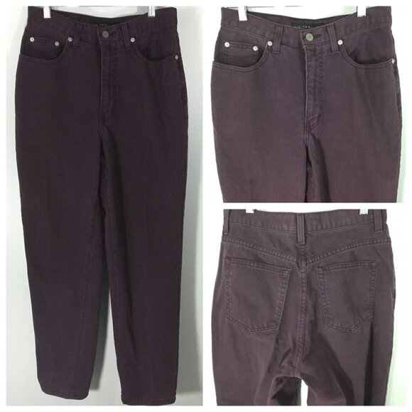 Vintage 90s Mom Jeans The Limited Size 12 Purple - Picture 1 of 14